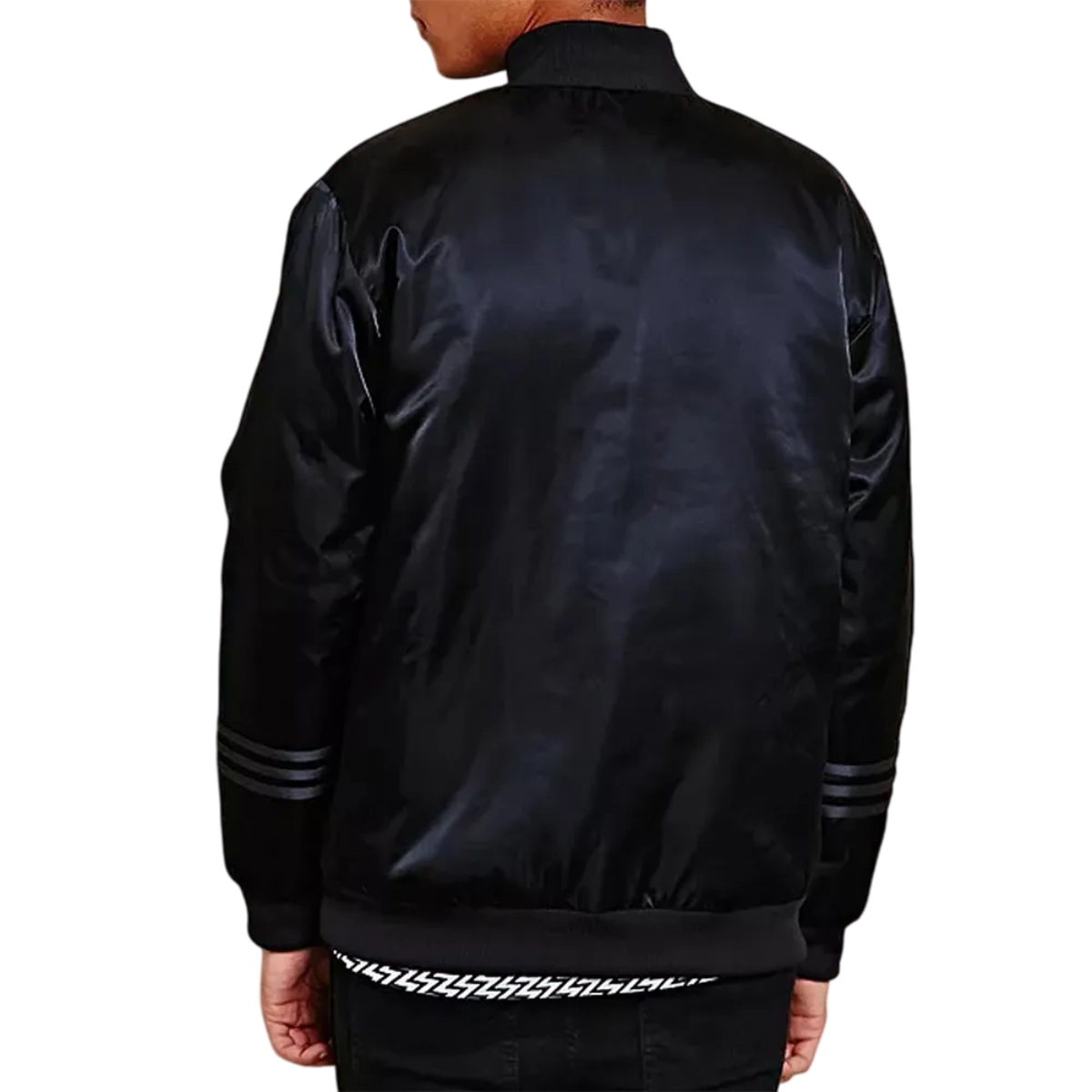 Brooklyn nets black satin jacket