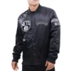 Brooklyn nets chest hit jacket