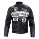 Brooklyn nets moto jacket