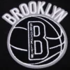 Brooklyn nets pro standard blended logo black varsity jacket 5