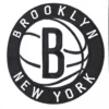 Brooklyn nets script tail wool leather varsity jacket grey white