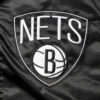 Brooklyn nets the captain ii satin varsity jacket black 3