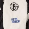 Brooklyn nets x new era x alpha l 2b bomber jacket 5