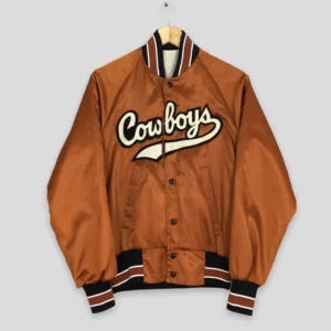 Brown dallas cowboys 90s jacket