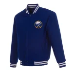 Buffalo Sabres One Color Royal Blue Wool Jacket