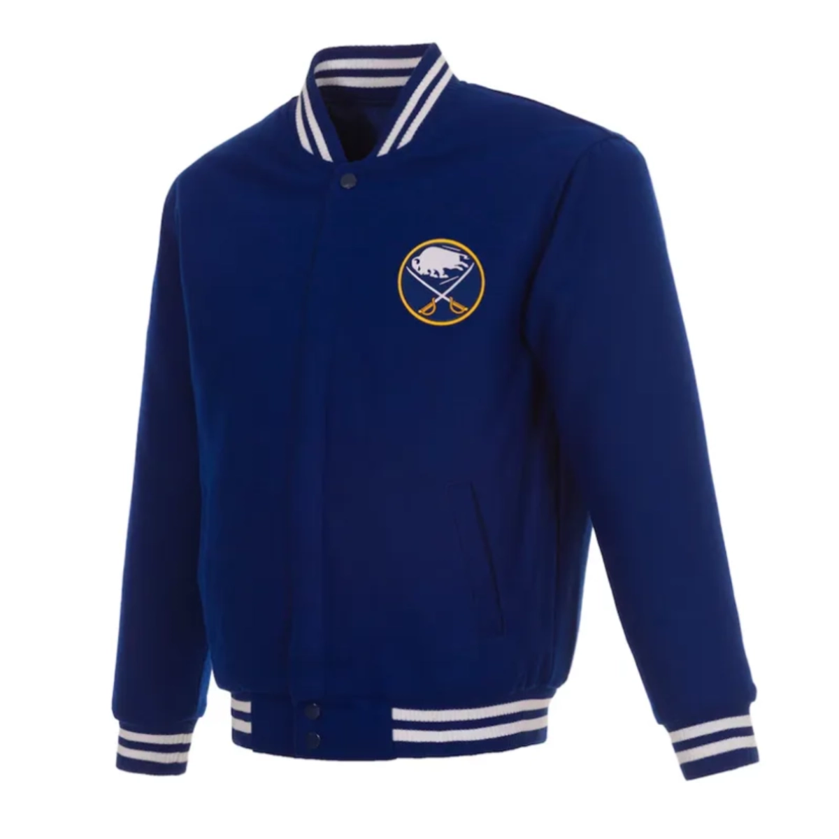 Buffalo sabres all wool full snap jacket