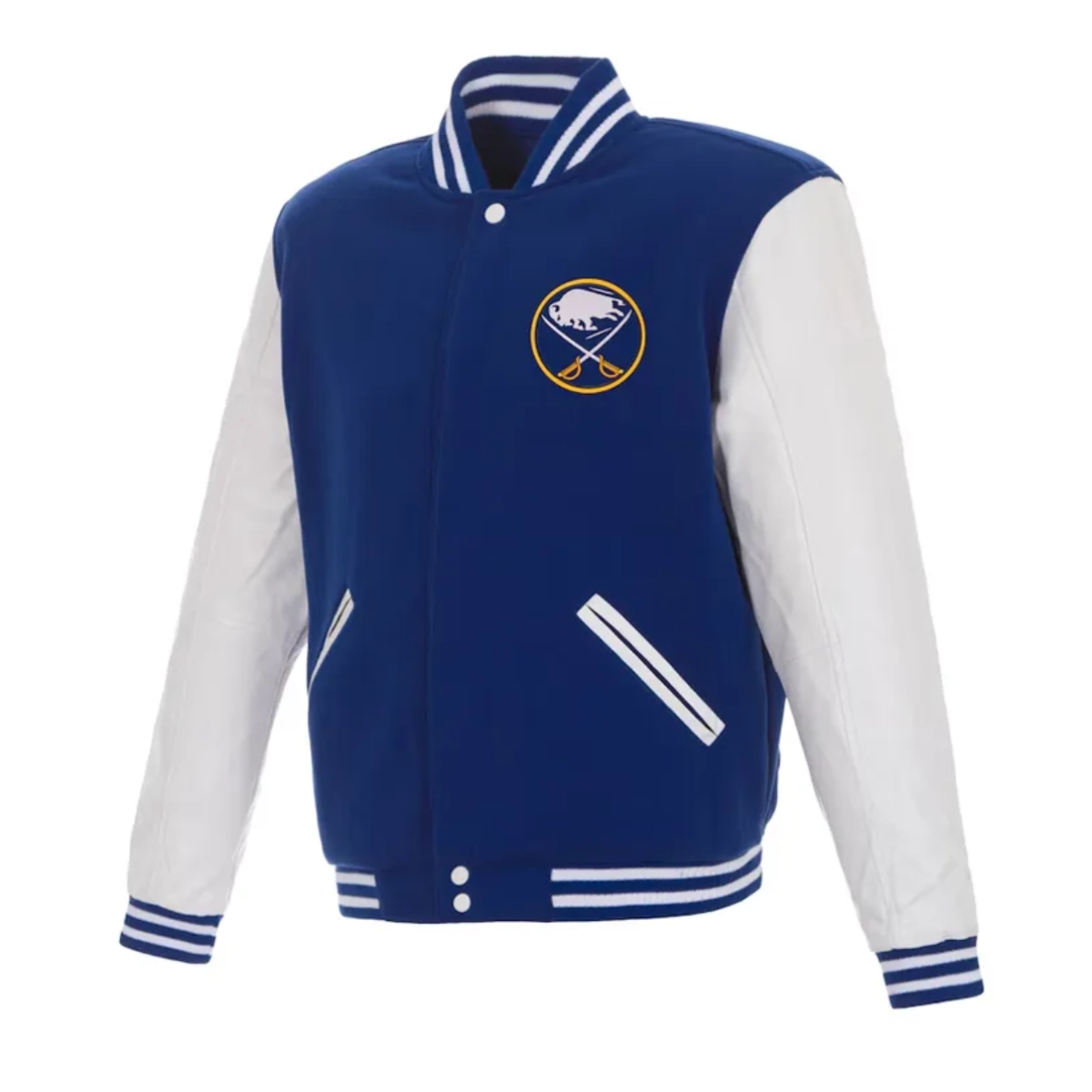 Buffalo sabres two tone blue jacket