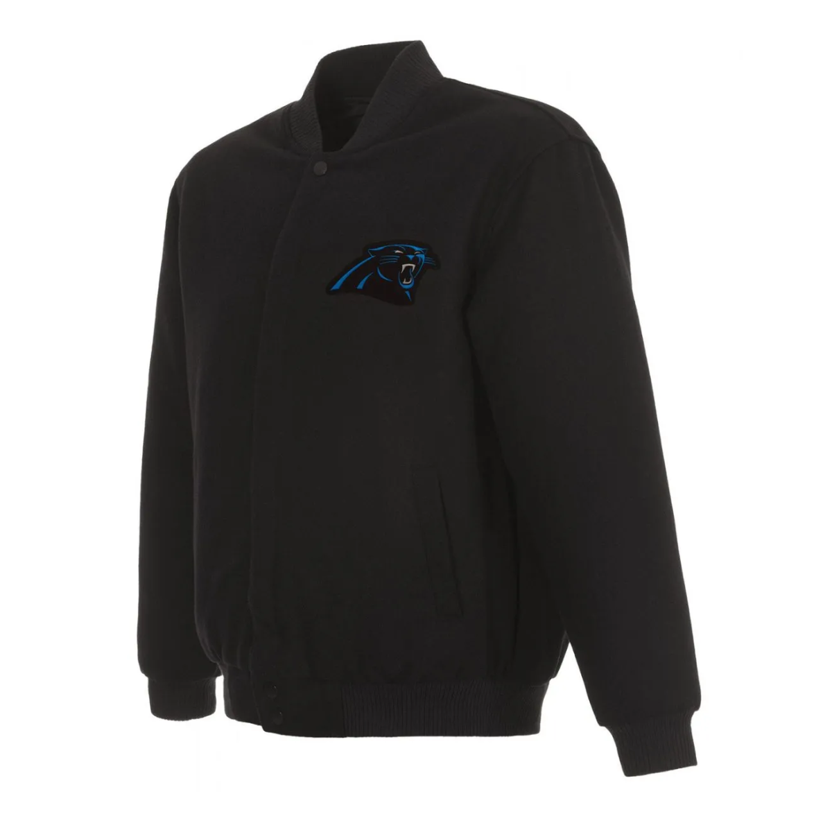 Carolina panthers one color black jacket