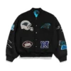 Carolina panthers pennant black jacket