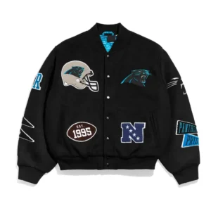 Carolina panthers pennant black jacket