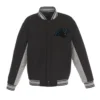 Carolina panthers vintage black gray jacket