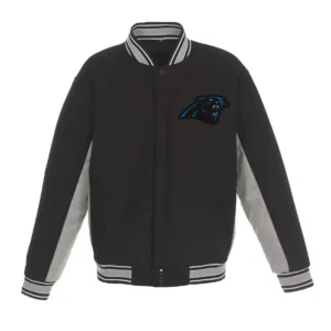 Carolina panthers vintage black gray jacket