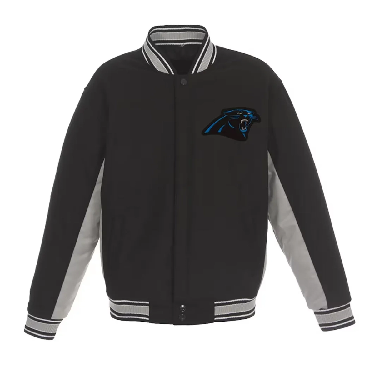 Carolina panthers vintage black gray jacket