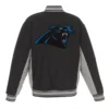 Carolina panthers vintage full snap jacket