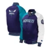 Charlotte hornets youth full snap jacket