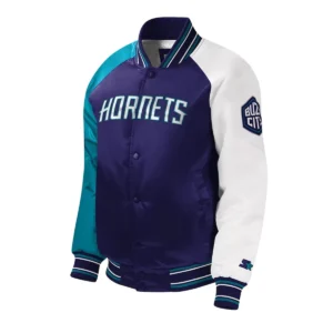 Charlotte hornets youth satin jacket