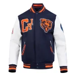Chicago Bears Best Of Wool/Leather Jacket