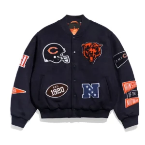 Chicago bears pennant jacket