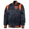 Chicago bears prime time full snap satin varsity jacket navy 2
