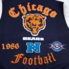 Chicago bears pro standard old english wool and leather varsity jacket 8