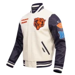 Chicago Bears Retro Classic Wool/Leather Jacket