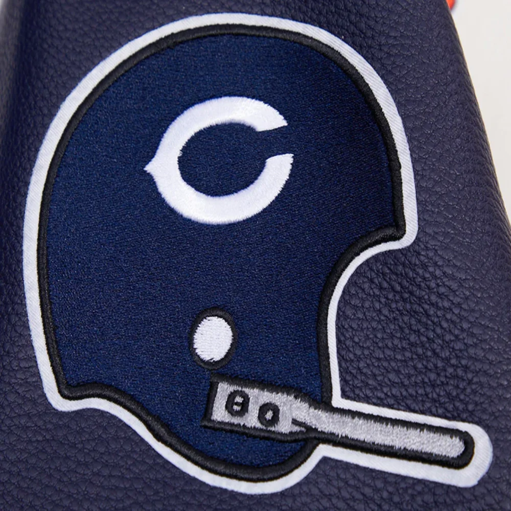 Chicago bears pro standard retro classic white and black varsity jacket 8