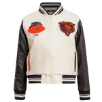 Chicago Bears Retro Classic Women's Wool/Leather Jacket