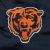 Chicago bears starter pick and roll full snap satin varsity jacket navy 4