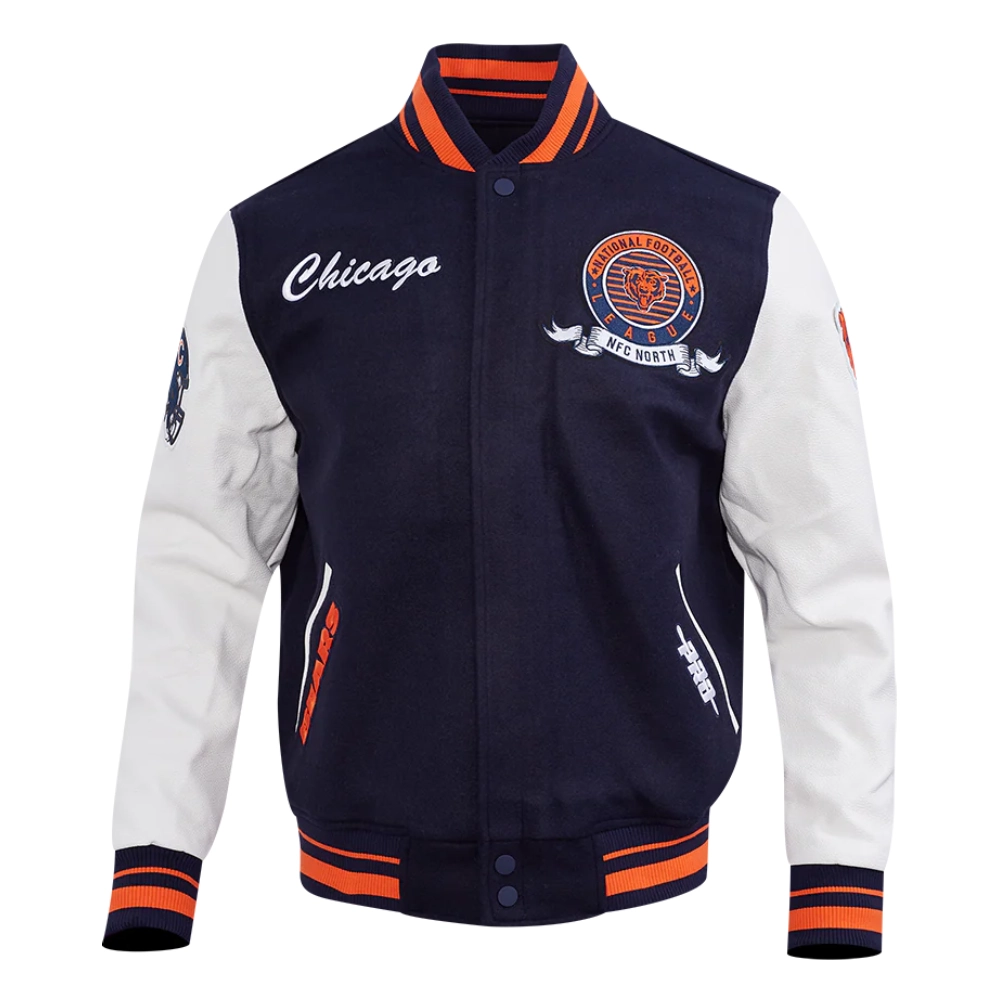 Chicago bears team badge jacket
