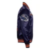 Chicago bears turn it up m full snap varsity jacket