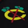 Chicago blackhawks black rinkside hooded team logo