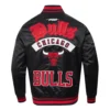 Chicago bulls best of mens satin jacket
