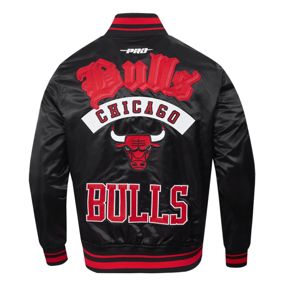 Chicago bulls best of mens satin jacket