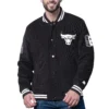 Chicago bulls blackout corduroy jacket