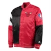 Chicago bulls leader satin varsity jacket blackred 2