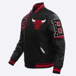 Chicago Bulls Mashup Wool/Leather Jacket