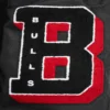 Chicago bulls mashup black wool leather varsity jacket 10