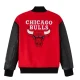 Chicago bulls ovo x nba wool leather jacket