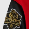 Chicago bulls ovo x nba wool leather one game logo