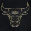 Chicago bulls pro standard logo black and gold varsity jacket 5