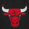 Chicago bulls pro standard script tail black wool and leather varsity jacket 5