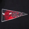 Chicago bulls retro classic black wool and leather varsity jacket 5