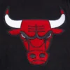 Chicago bulls retro classic black wool and leather varsity jacket 7