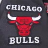 Chicago bulls retro classic black wool and leather varsity jacket 8