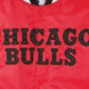 Chicago bulls the offensive satin varsity jacket red 2
