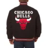 Chicago bulls wool varsity jacket black 1