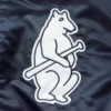 Chicago cubs captain iii satin varsity jacket navy 2