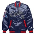 Chicago Cubs Vintage Exclusive Navy Satin Jacket