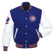Chicago cubs letterman wool leather varsity jacket 1 1