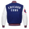 Chicago cubs letterman wool leather varsity jacket 2 1